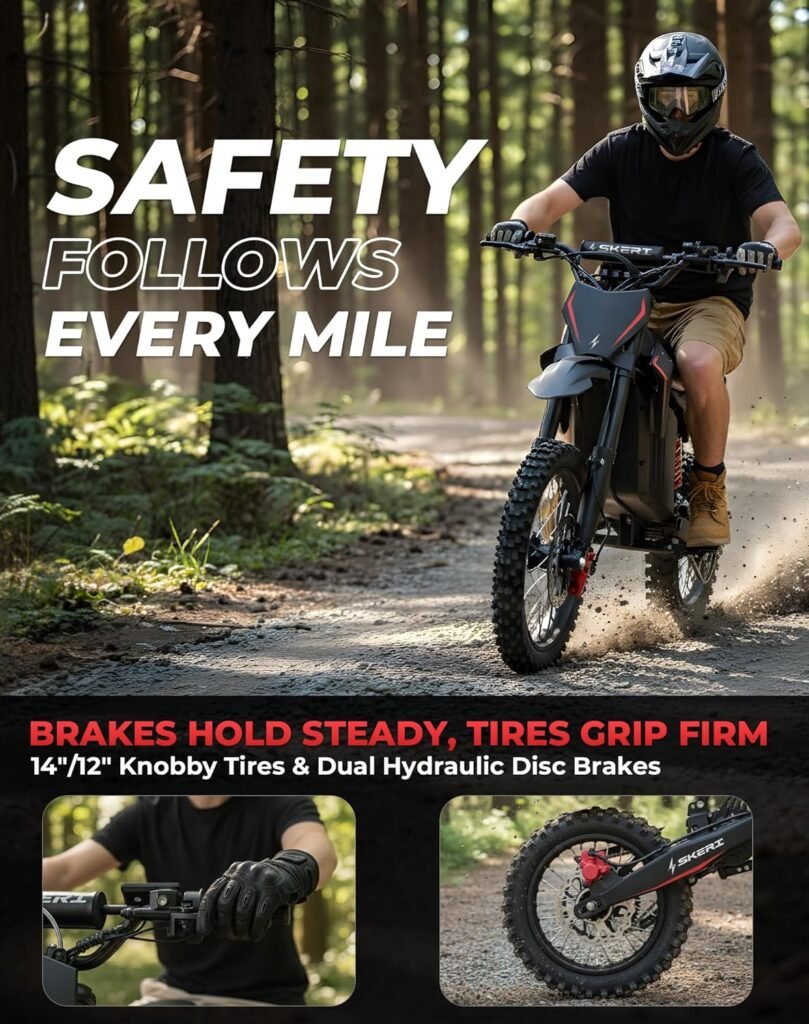 Skeri off-road electric bike safety
