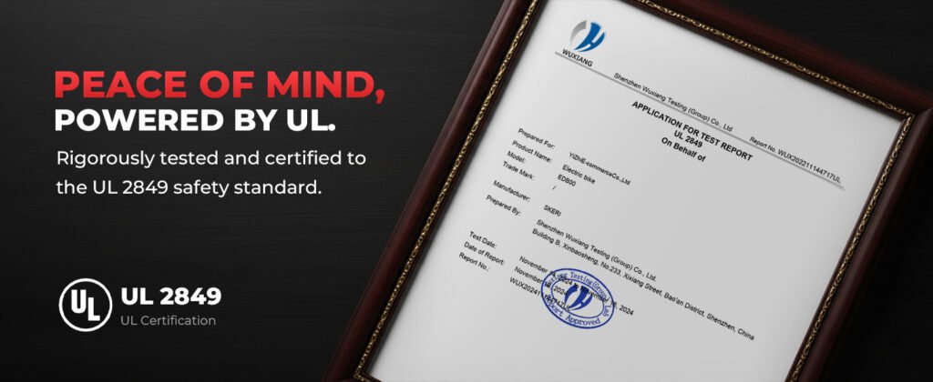 Skeri electric dirt bike certificate