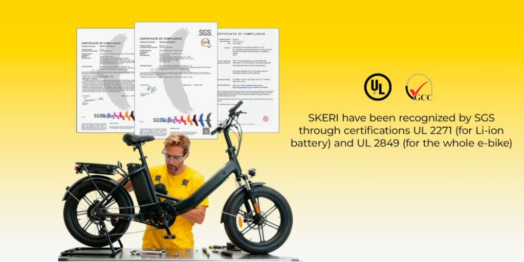 Skeri electric bike sertification