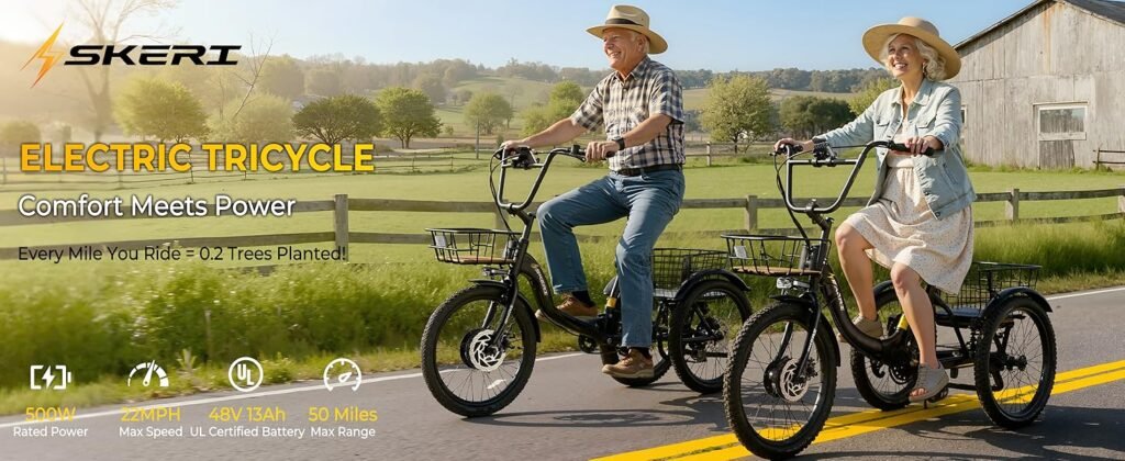 Skeri electric tricycle for seniors